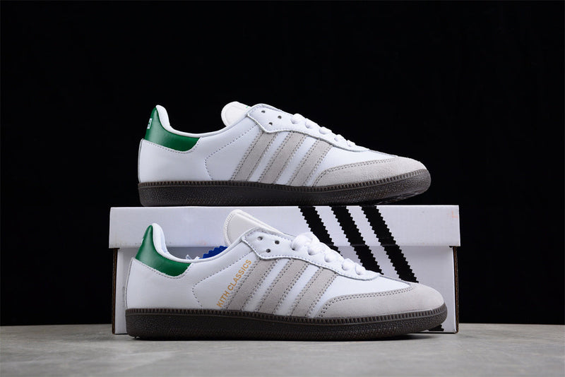 Aidas Samba OG Kith Classics White Green