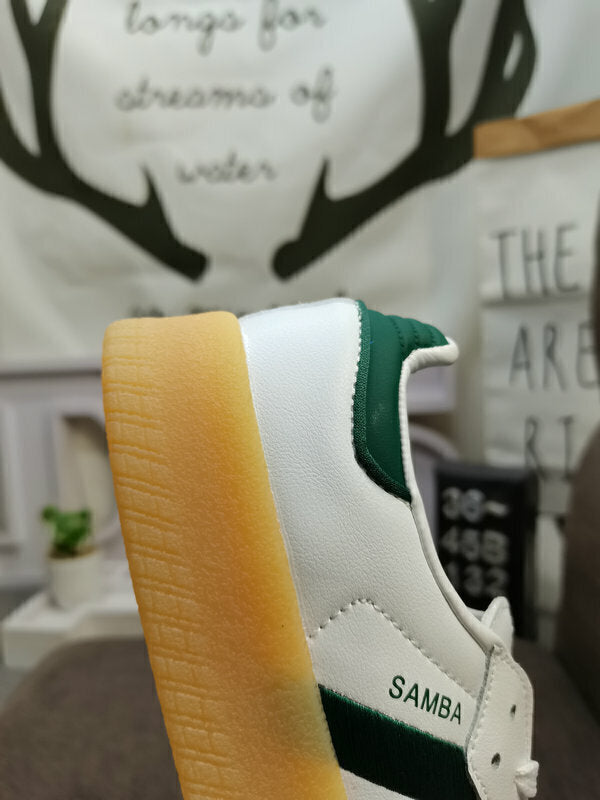 Adidas Sambae White Collegiate Green Gum