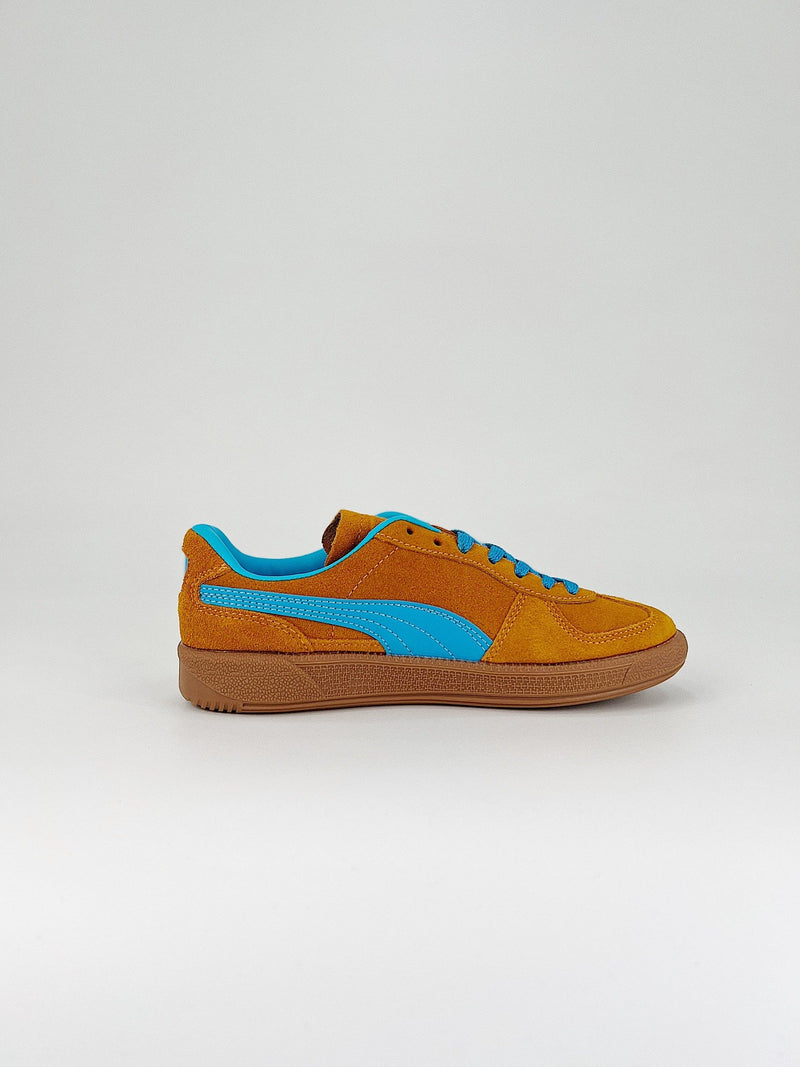 Puma Palermo Dark Cheddar Bright Aqua Orange Gold