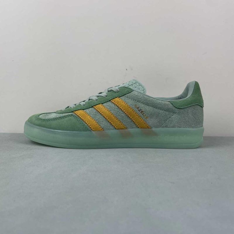 Gazelle Indoor Hazy Green Crew Yellow