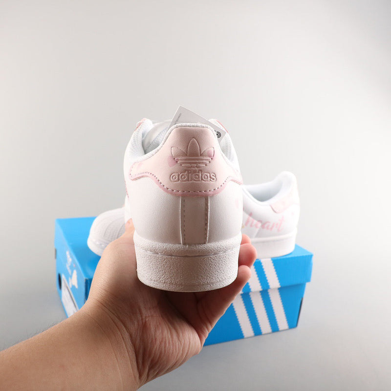 Adidas Superstar Heart White Pink H23062