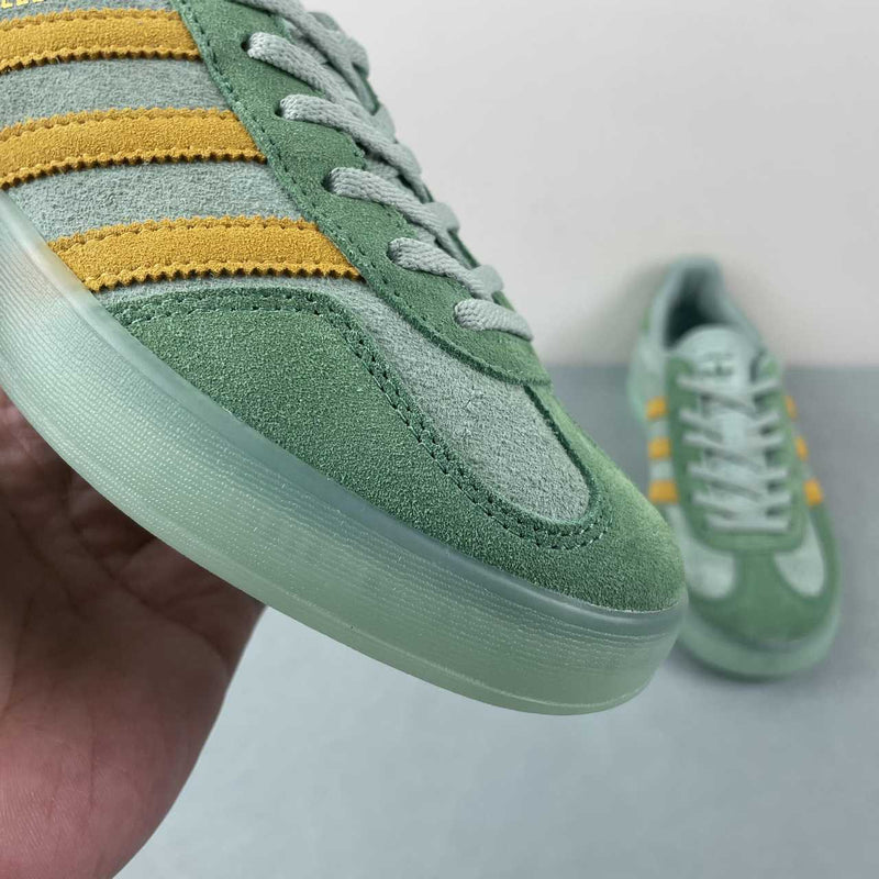 Gazelle Indoor Hazy Green Crew Yellow