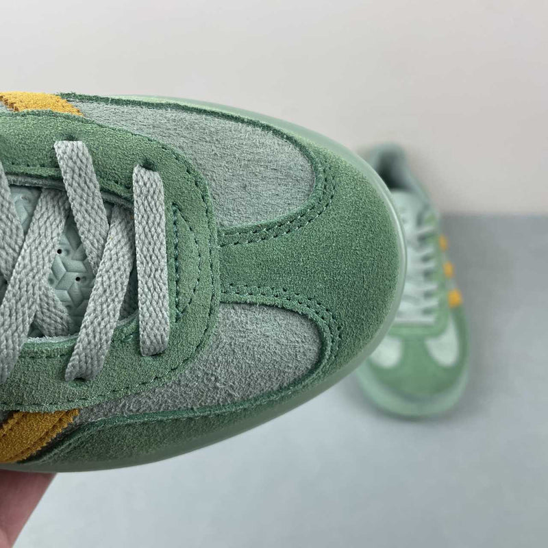 Gazelle Indoor Hazy Green Crew Yellow