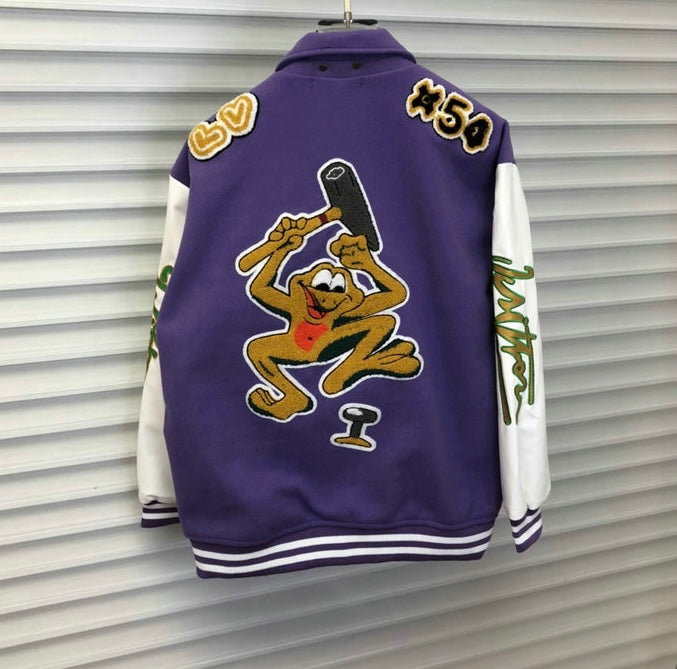 Jacket Varsity Louis Vuitton Purple