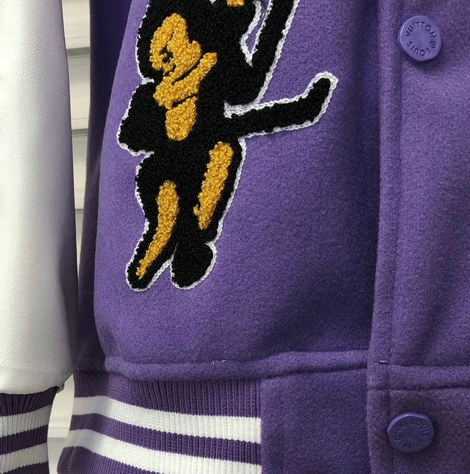 Jacket Varsity Louis Vuitton Purple