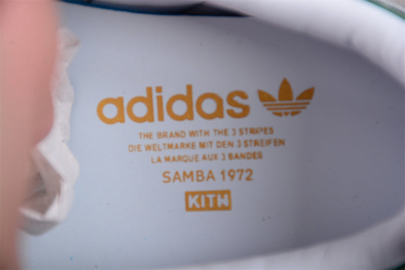 Aidas Samba OG Kith Classics White Green