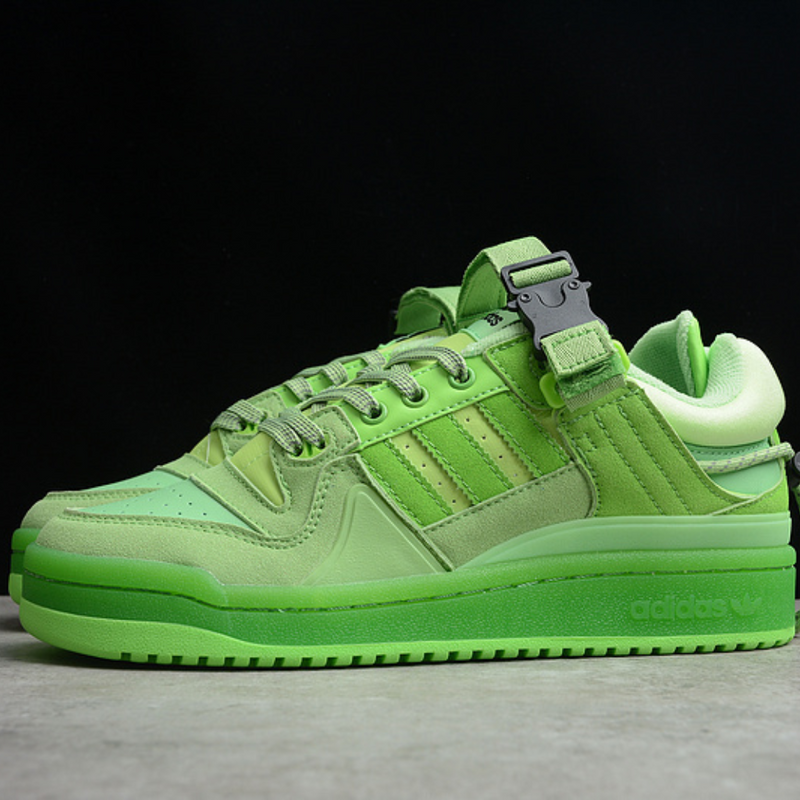 Adidas Bad Bunny Forum Low Shoes Fluorescent Green/Black GW0269