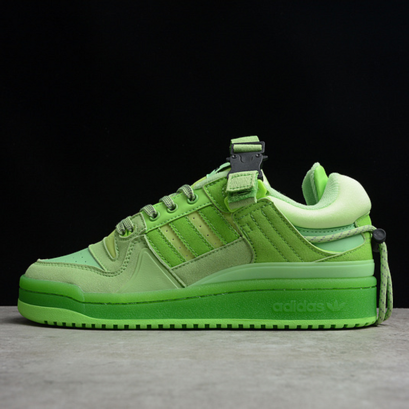 Adidas Bad Bunny Forum Low Shoes Fluorescent Green/Black GW0269