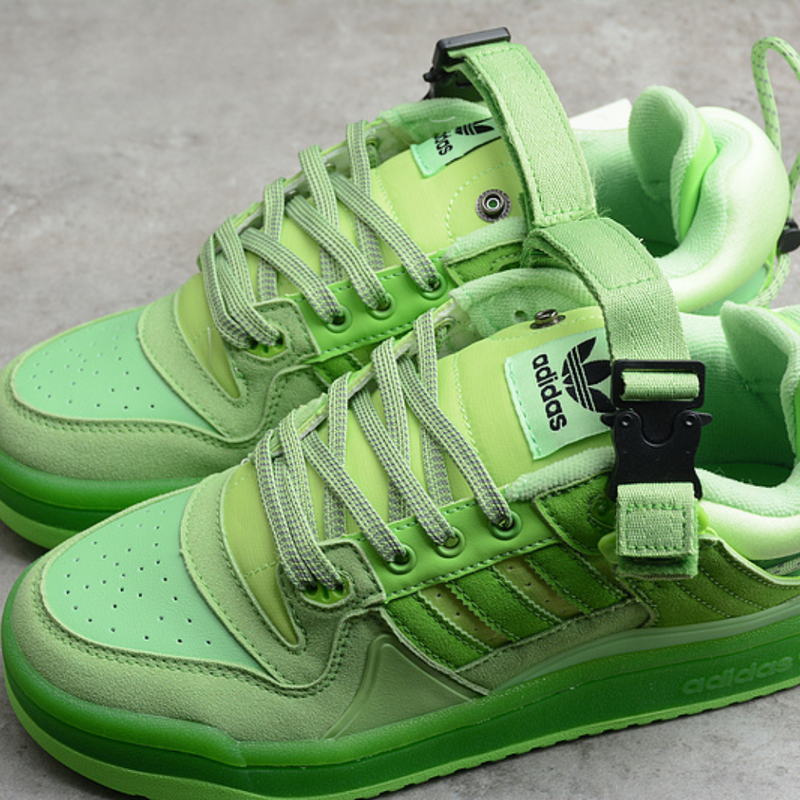 Adidas Bad Bunny Forum Low Shoes Fluorescent Green/Black GW0269