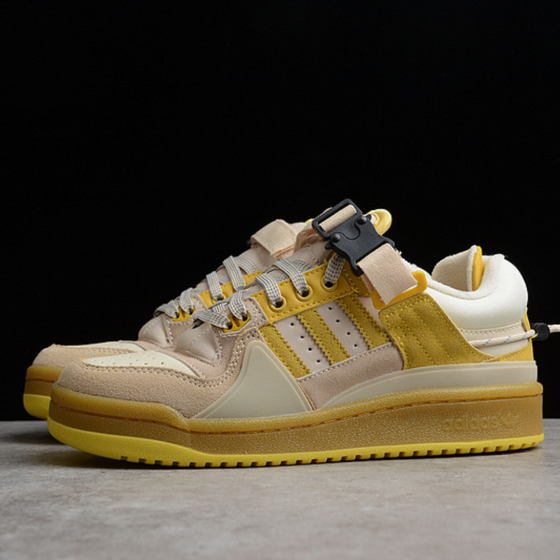 Adidas Bad Bunny Forum Low Shoes Beige/Gold/Yellow GW0266