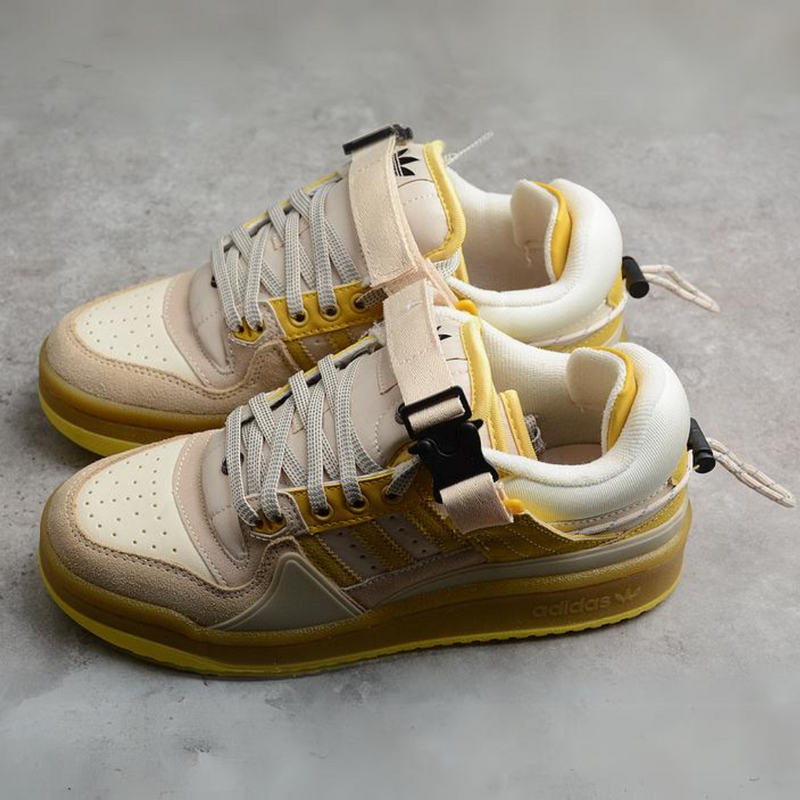 Adidas Bad Bunny Forum Low Shoes Beige/Gold/Yellow GW0266