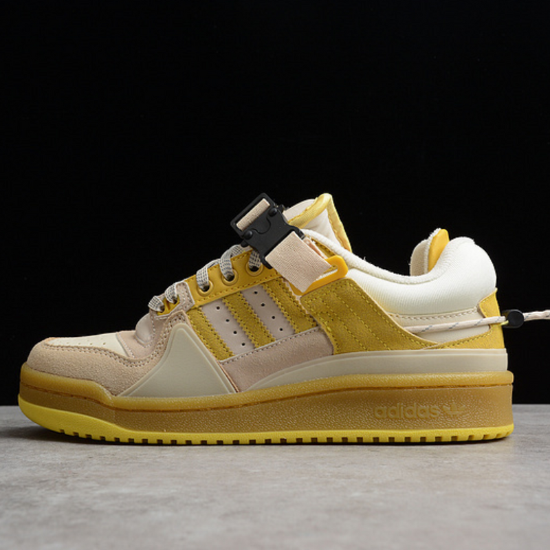 Adidas Bad Bunny Forum Low Shoes Beige/Gold/Yellow GW0266