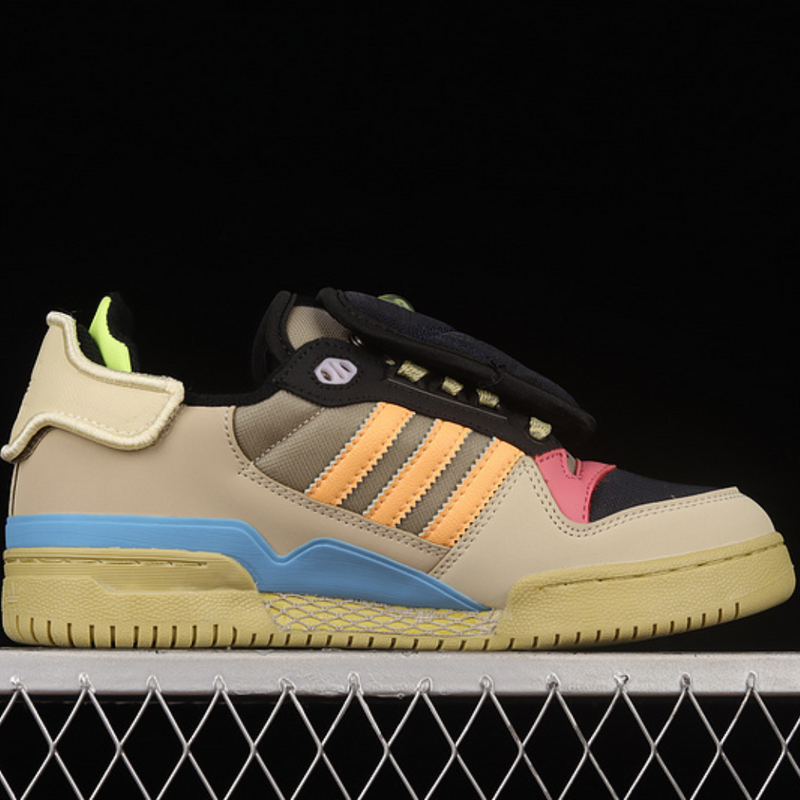 Adidas Bad Bunny Forum Powerphase Catch And Throw Sand/Acid Orange/Halo Gold GZ2009