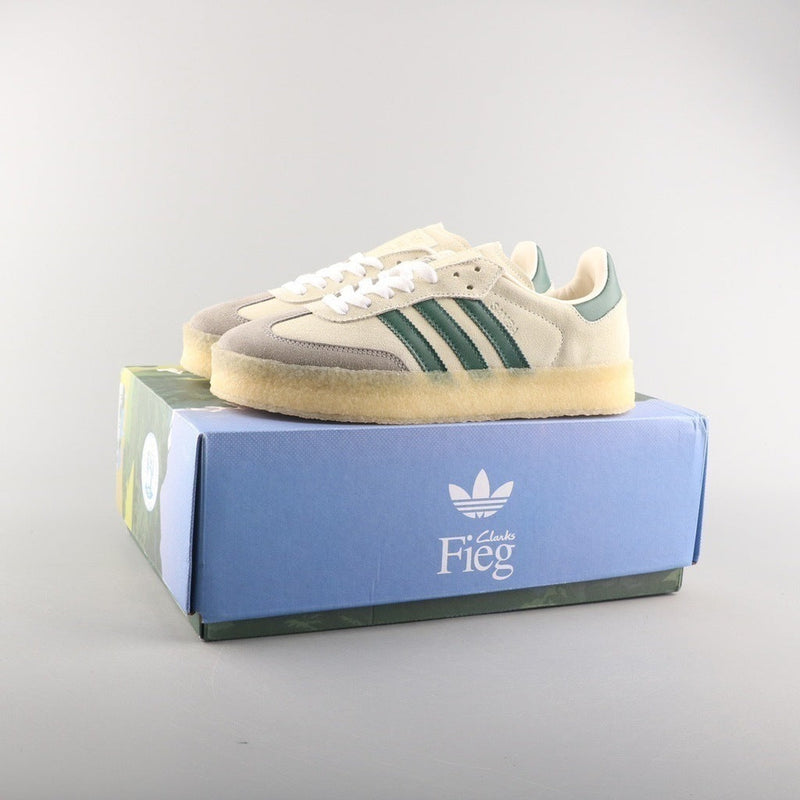 Adidas Clarks 8th Street Samba by Ronnie Fieg Chalk White Green ID7297