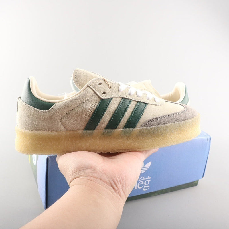 Adidas Clarks 8th Street Samba by Ronnie Fieg Chalk White Green ID7297