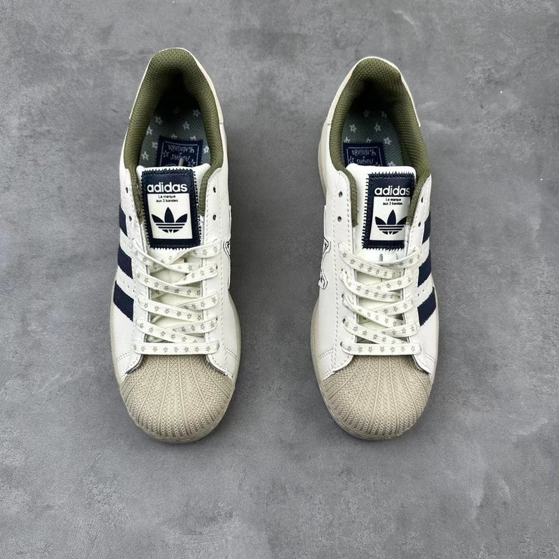 Adidas Superstar White Beige