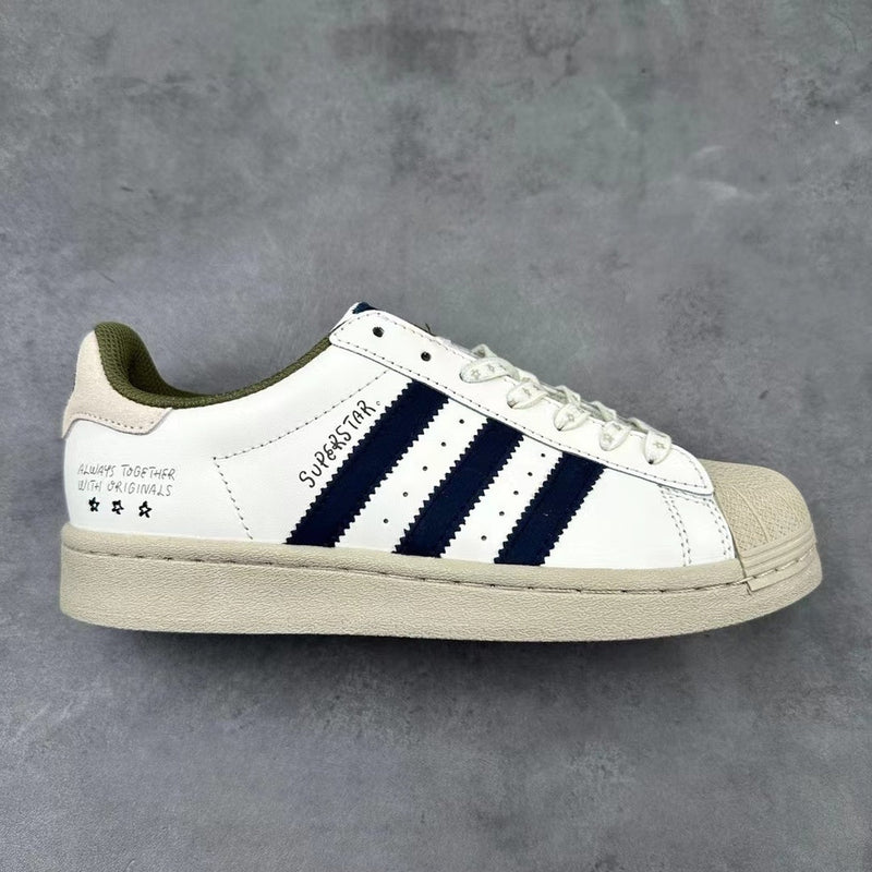 Adidas Originals Superstar Branco Bege Marinho IG3852