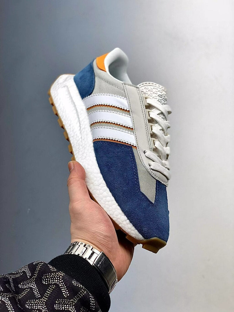 Adidas Retropy E5 Azul Cinza Laranja H03078