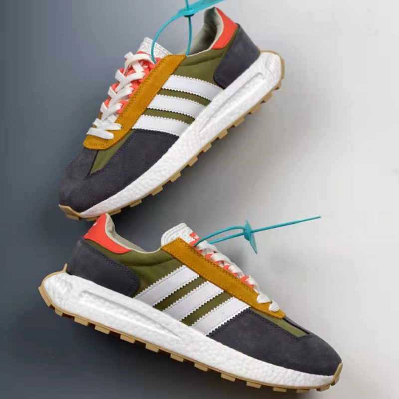 Adidas Retropy E5 Cinza Laranja GY1033