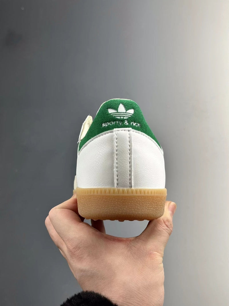 Adidas Samba OG Sporty & Rich White Green HQ6075