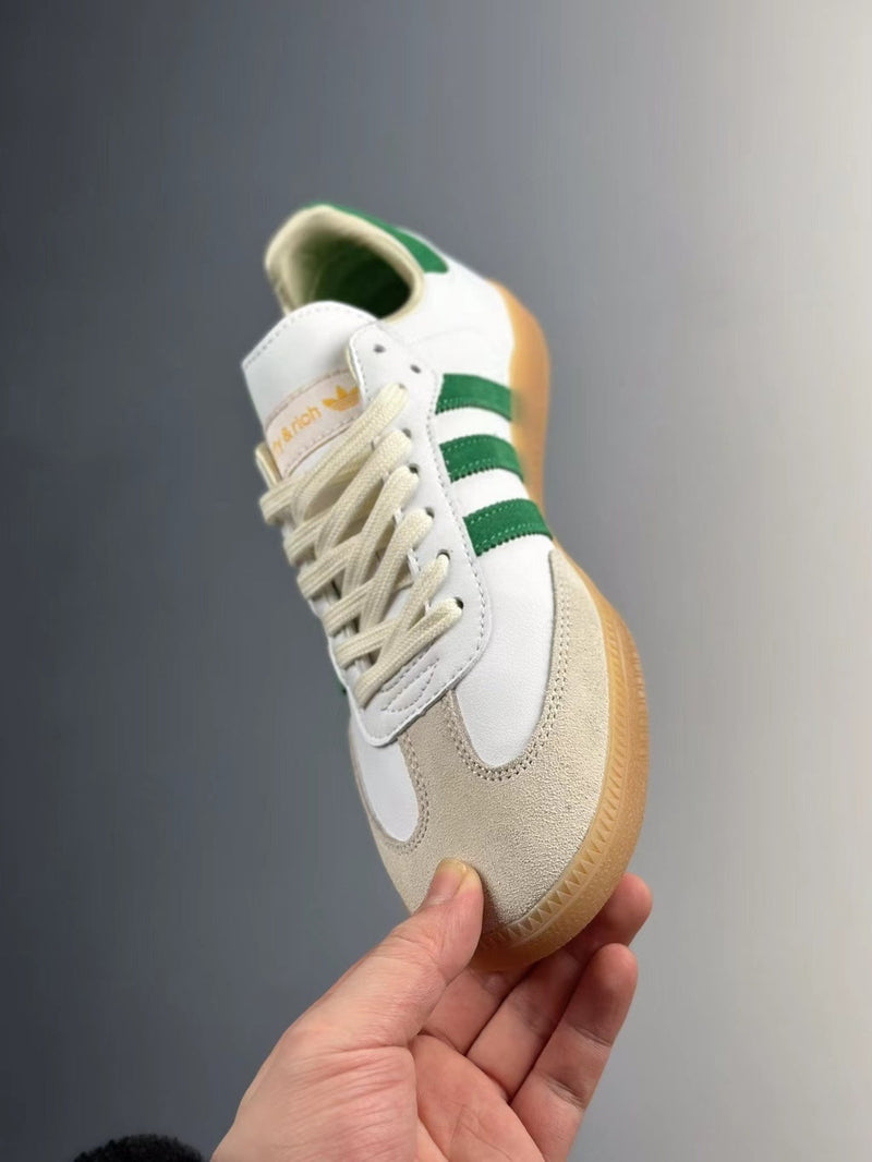 Adidas Samba OG Sporty & Rich White Green HQ6075