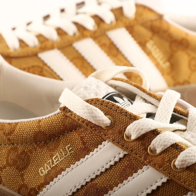 Adidas x Gucci Gazelle GG Beige Brown HQ8851