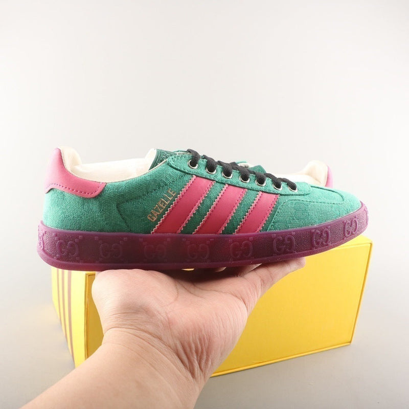 Adidas x Gucci Gazelle Green GG Monogram 737967 FAAW3 3746