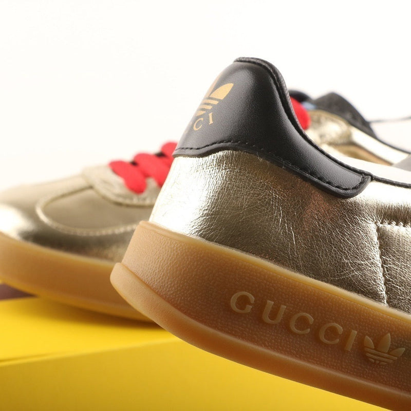 Adidas x Gucci Gazelle Metallic Gold