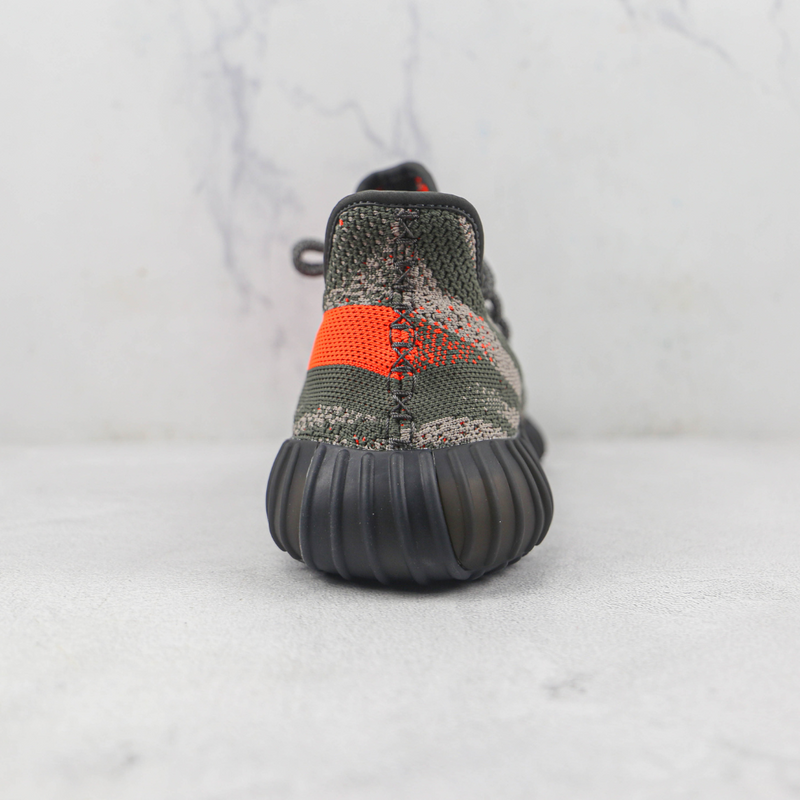 Adidas Yeezy Boost 350 V2 Dark Black Grey Orange HQ7045