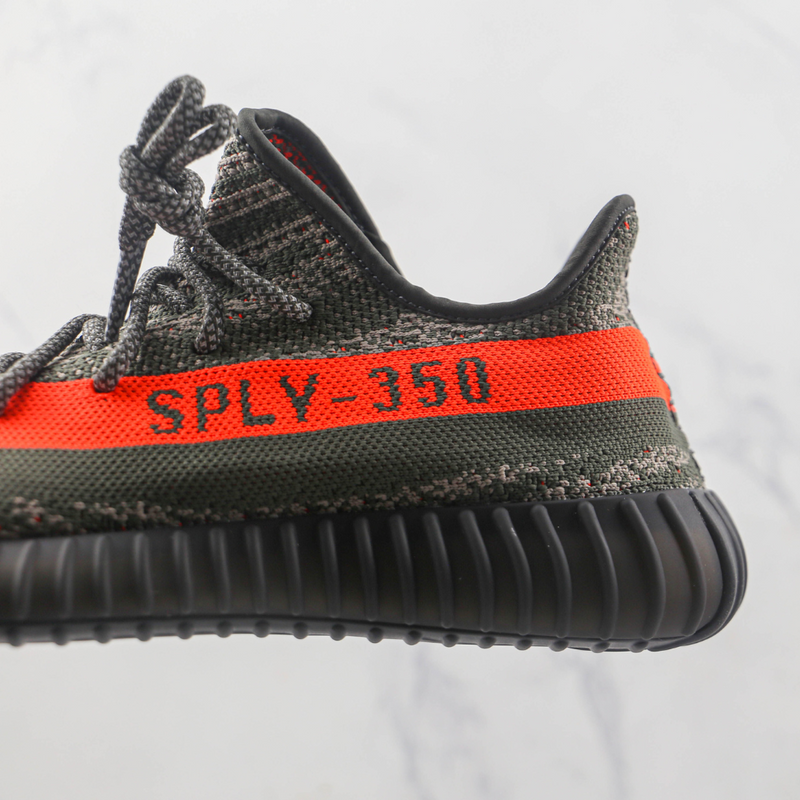 Adidas Yeezy Boost 350 V2 Dark Black Grey Orange HQ7045