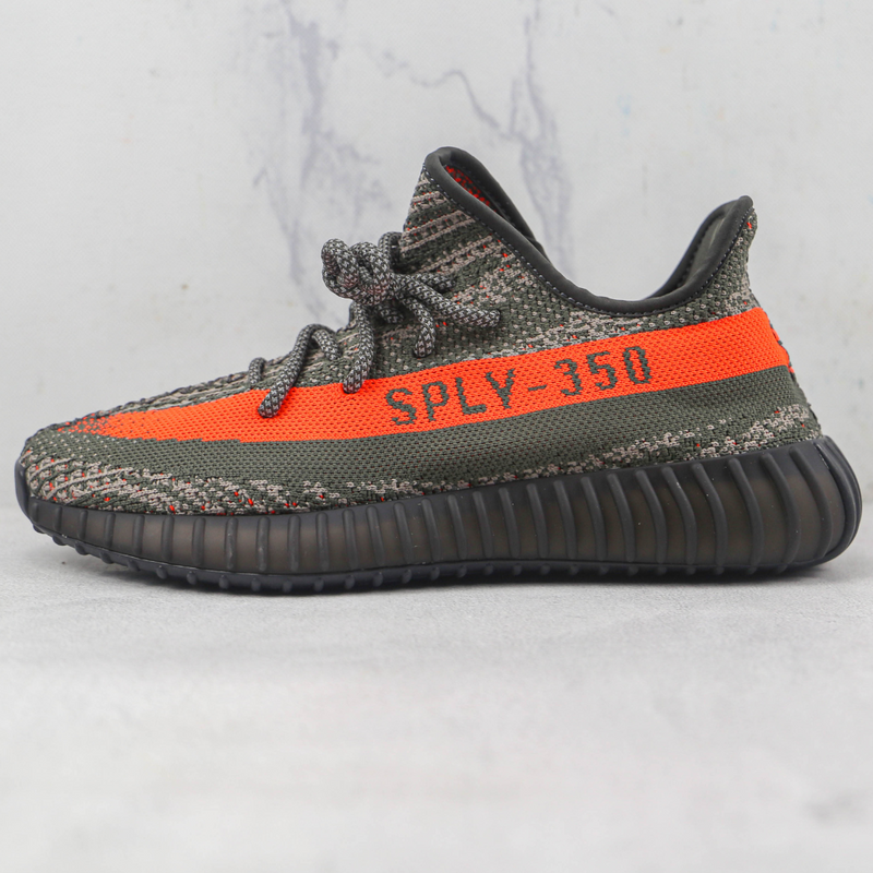 Adidas Yeezy Boost 350 V2 Dark Black Grey Orange HQ7045