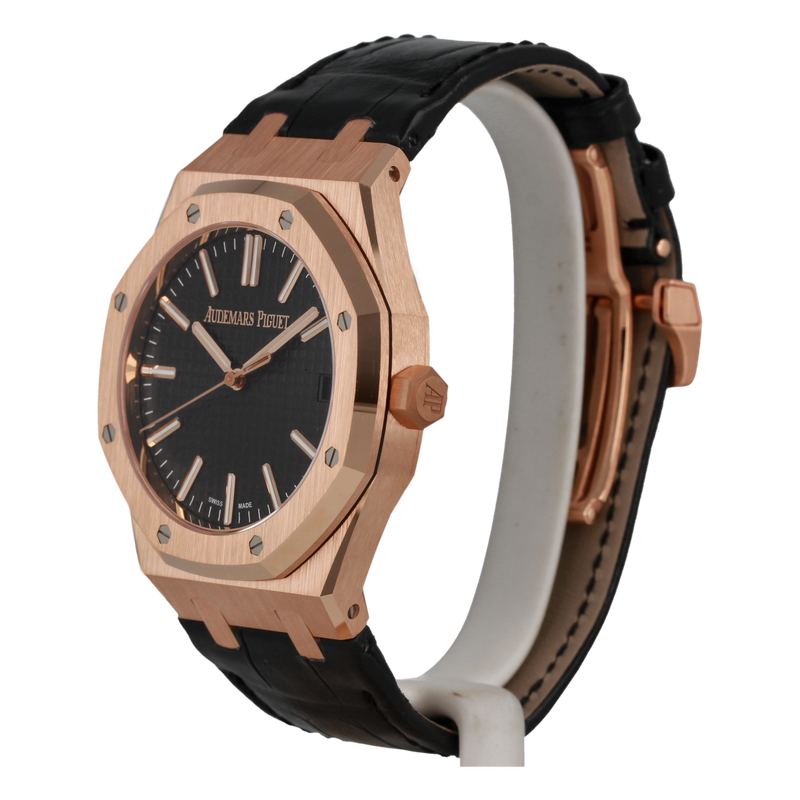 Audemars Piguet Royal Oak 15510OR "50th Anniversary" Pink Gold Black Dial