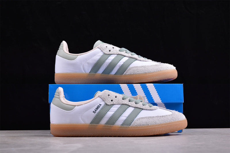 Adidas Samba OG Silver Green Putty Mauve