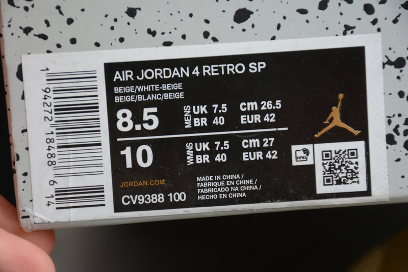 Nike Air Jordan 4 Retro Off-White Sail CV9388-100