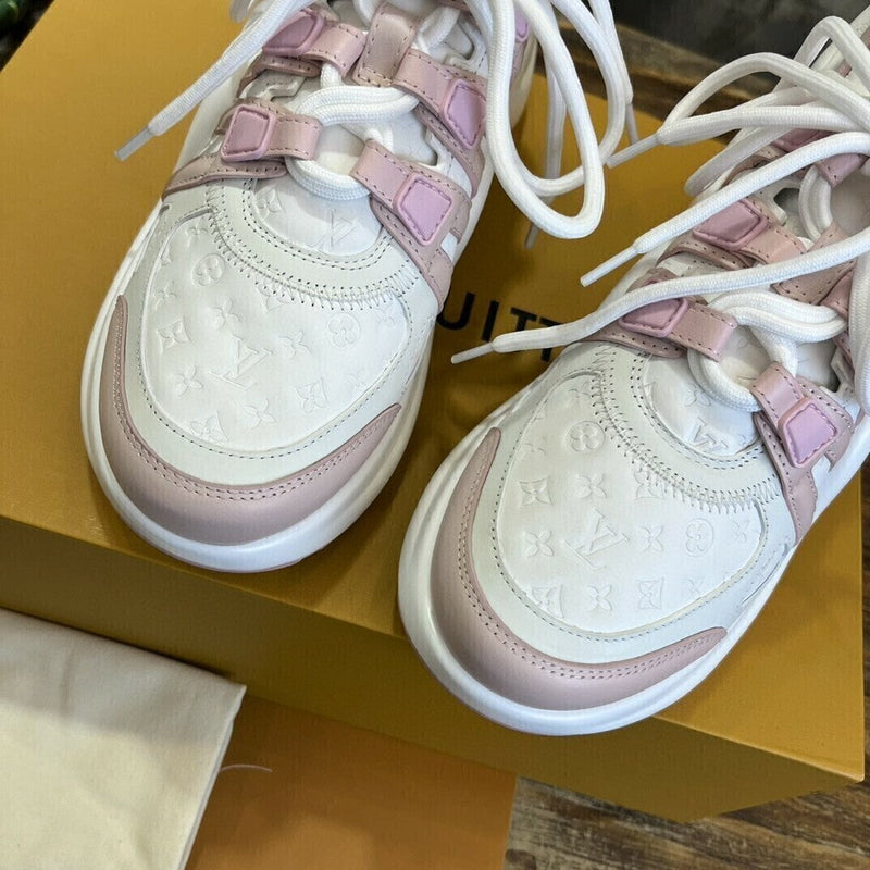 Louis Vuitton Archlight Trainer Monogram White Pink