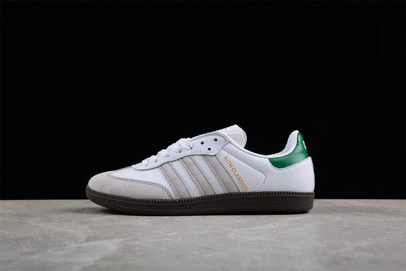 Aidas Samba OG Kith Classics White Green