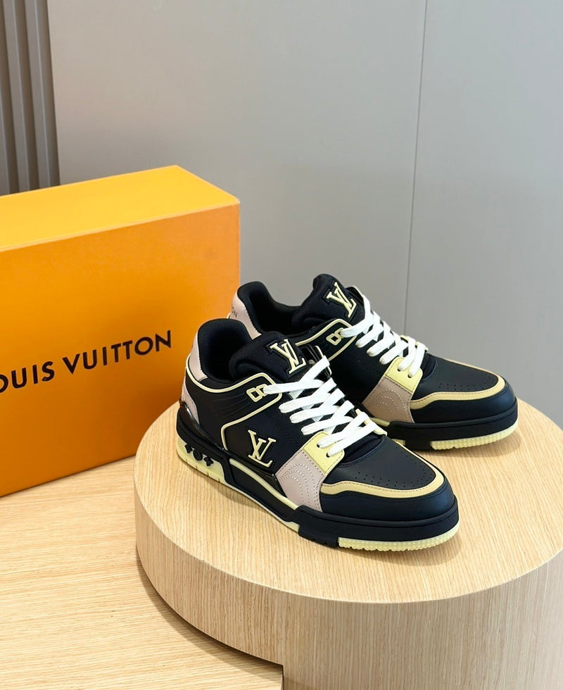 LOUIS VUITTON TRAINER WHITE/BLACK/YELLOW