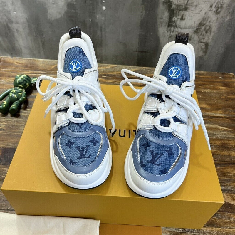 Louis Vuitton Archlight Trainer Monogram White Blue