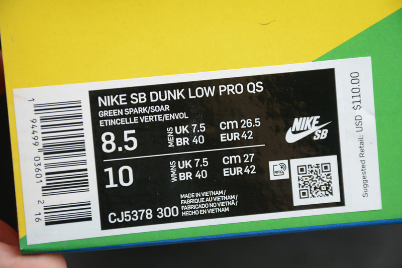 Nike SB Low Gratefull Dead beers green CJ5378-300