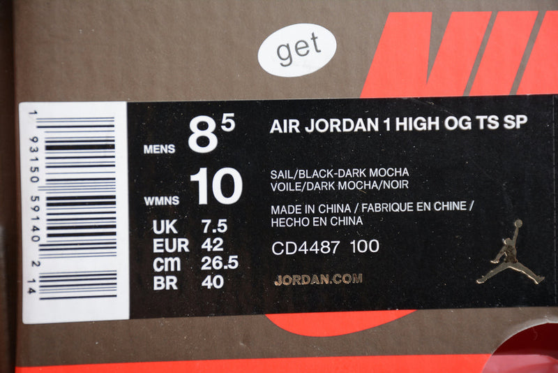 Jordan 1 Retro High OG SP Travis Scott Mocha CD4487-100