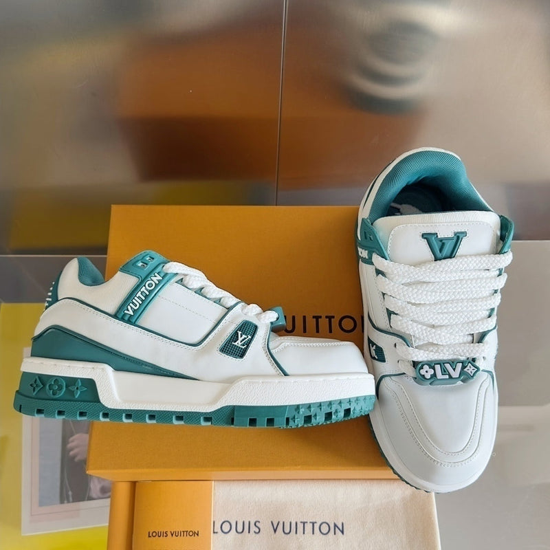 Louis Vuitton LV Trainer Maxi Sneaker White Green