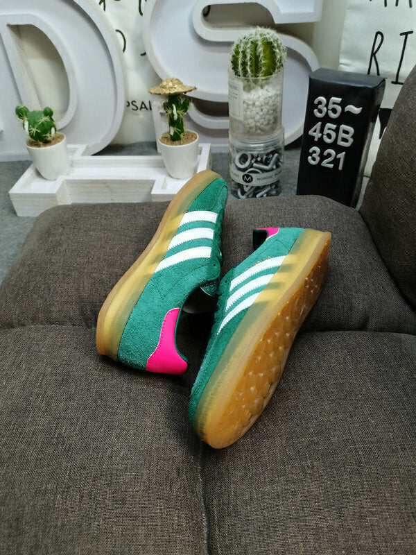 Adidas Gazelle Indoor Collegiate Green Lucid Pink