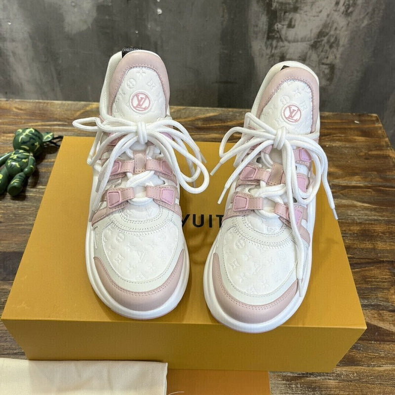 Louis Vuitton Archlight Trainer Monogram White Pink