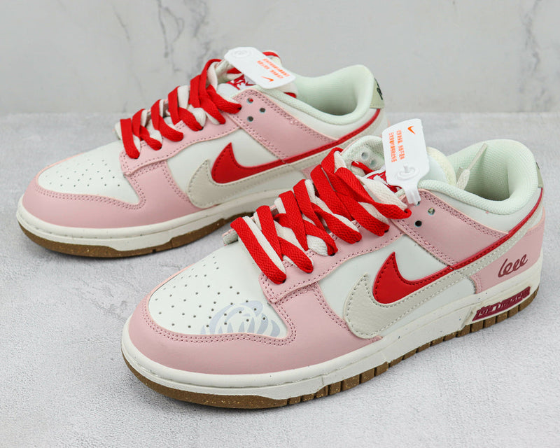 NIKE SB DUNK LOW DUBLO BRANCO ROSA