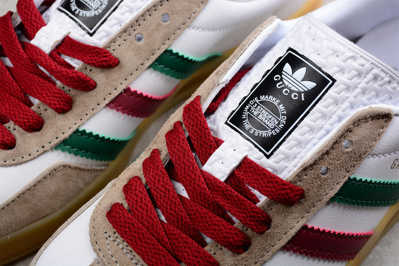 Adidas x Gucci Gazelle White Green Red