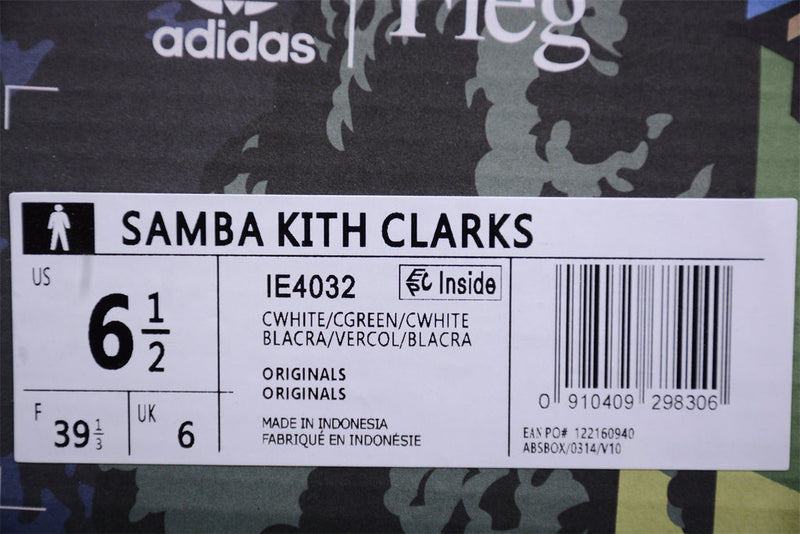 Adidas Clarks 8th Street Samba by Ronnie Fieg Kithmas White Multi