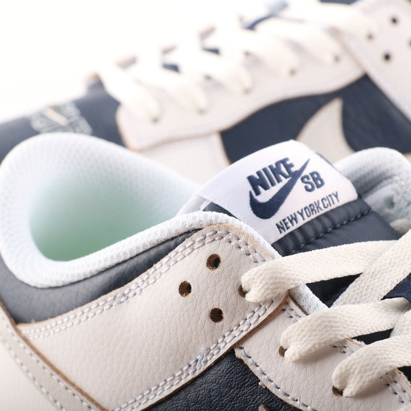 NIKE DUNK LOW HUF NEW YORK CITY WHITE/NAVY BLUE