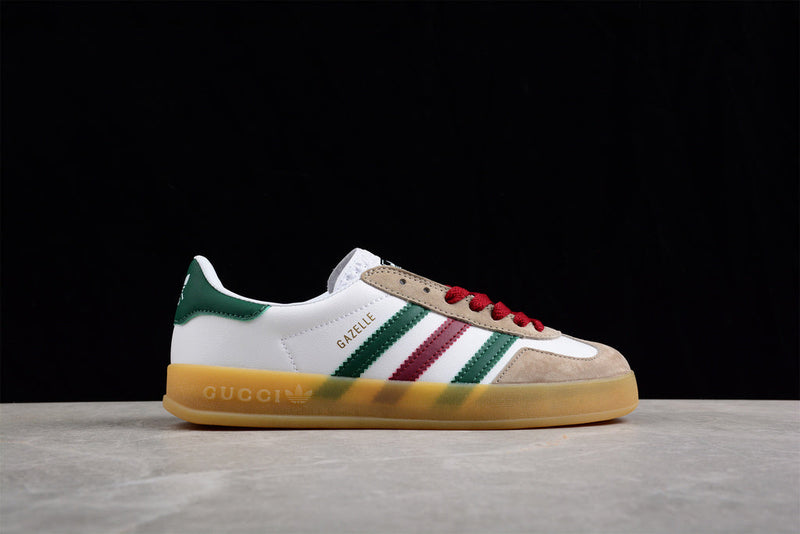 Adidas x Gucci Gazelle White Green Red