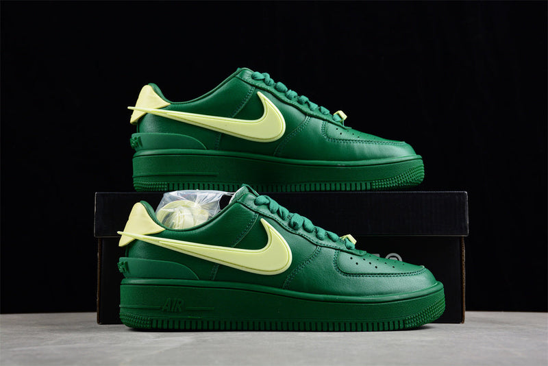 AMBUSH X NIKE AIR FORCE 1 LOW PINE GREEN AND CITRON