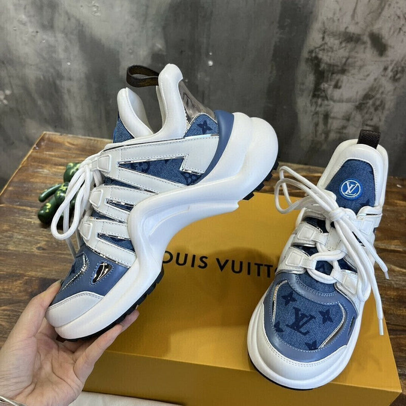 Louis Vuitton Archlight Trainer Monogram White Blue